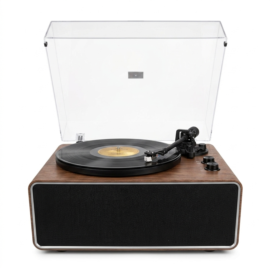 Platine Vinyle XJ-Home XJ-H01 - Audio-Technica AT-3600 L - Bois
