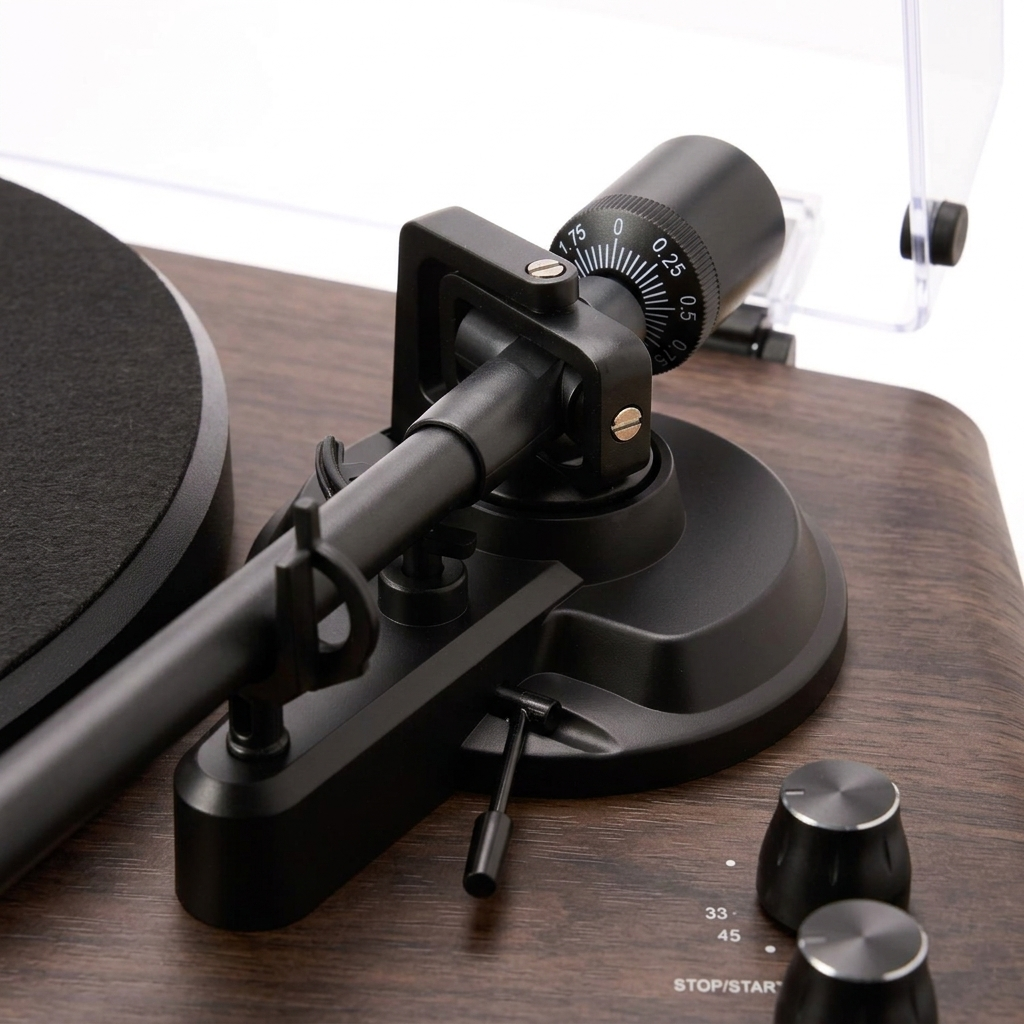 Platine Vinyle XJ-Home XJ-H01 - Audio-Technica AT-3600 L - Noyer