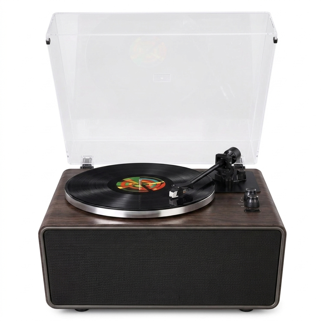 Platine Vinyle XJ-Home XJ-H01 - Audio-Technica AT-3600 L - Noyer