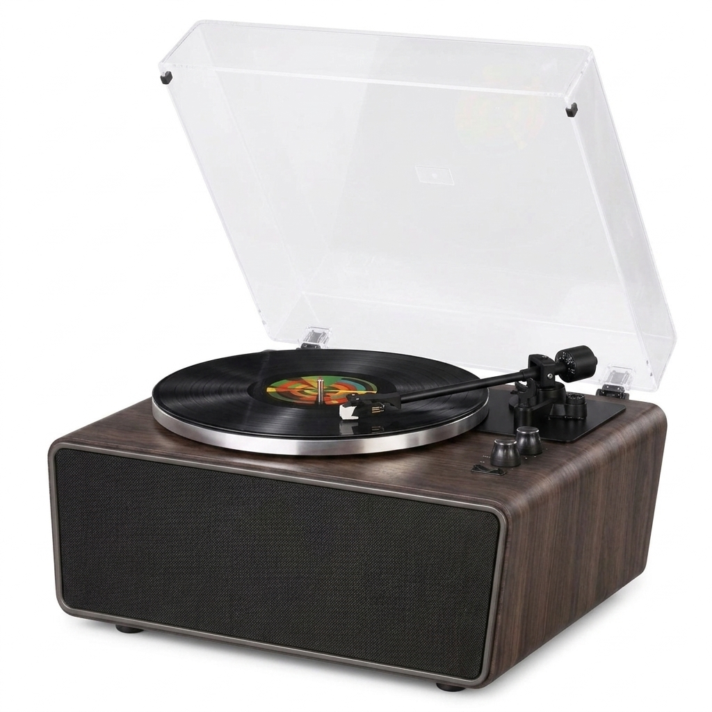 Platine Vinyle XJ-Home XJ-H01 - Audio-Technica AT-3600 L - Noyer