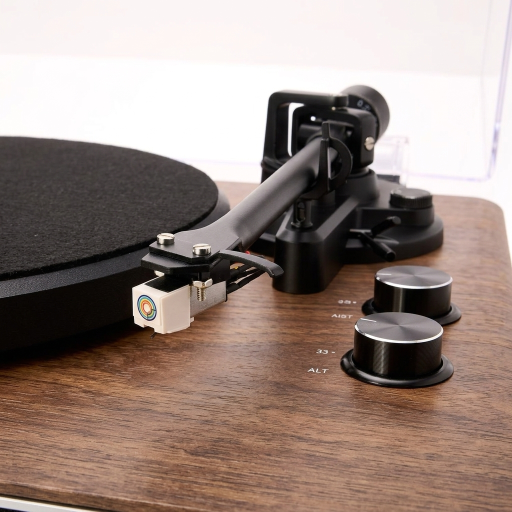 Platine Vinyle XJ-Home XJ-H01 - Audio-Technica AT-3600 L - Bois